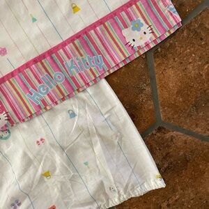 Vintage Hello Kitty sheet set Sanrio flat sheet and fitted sheet bed set